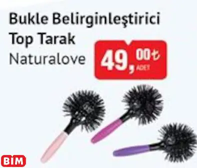 NATURALOVE BUKLE BELİRGİNLEŞTİRİCİ TOP TARAK